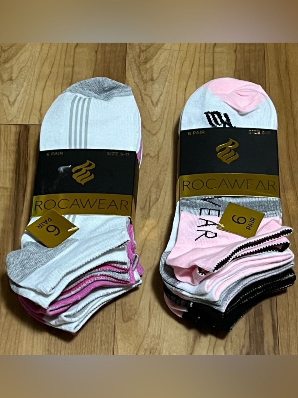 Rocawear 12 Pair No Show Socks Women 9-11 NWT